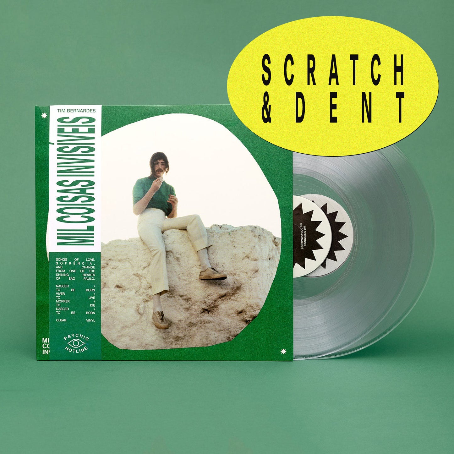Tim Bernardes - Mil Coisas Invisíveis (Clear 2LP) (SCRATCH & DENT)