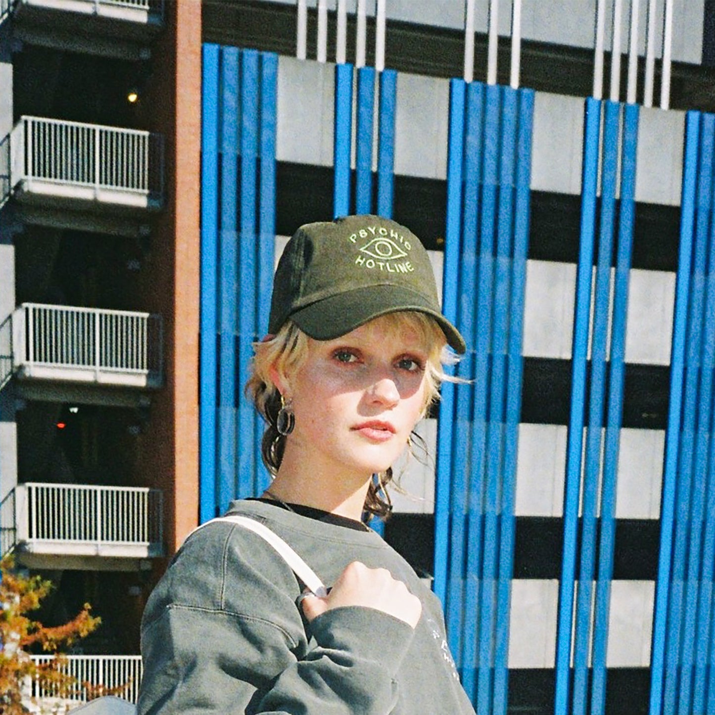 Psychic Hotline - Dad Hat (Olive)