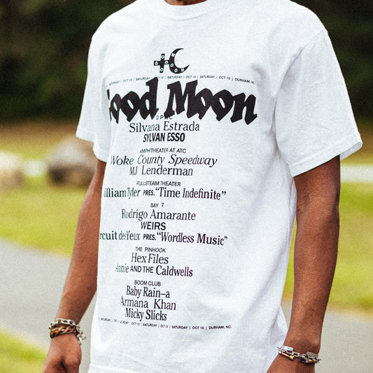 Good Moon White Lineup Shirt