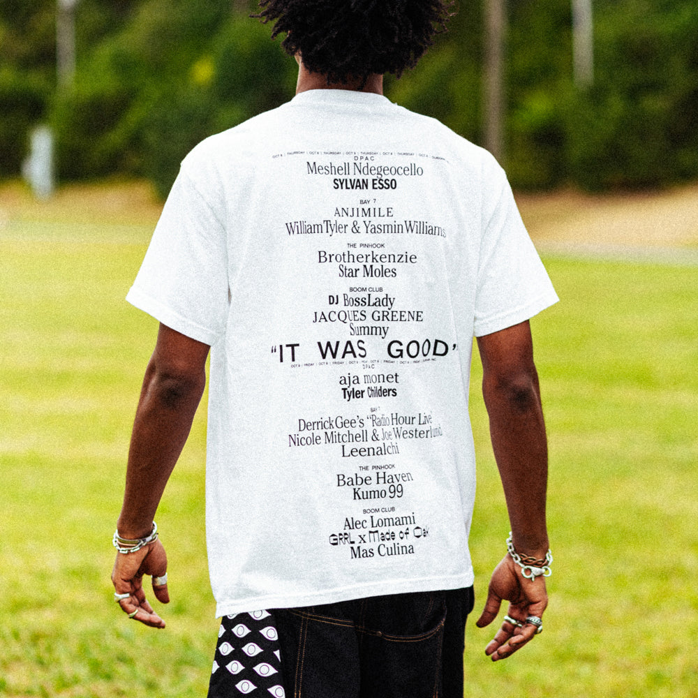 Good Moon White Lineup Shirt
