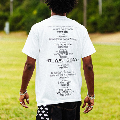 Good Moon White Lineup Shirt