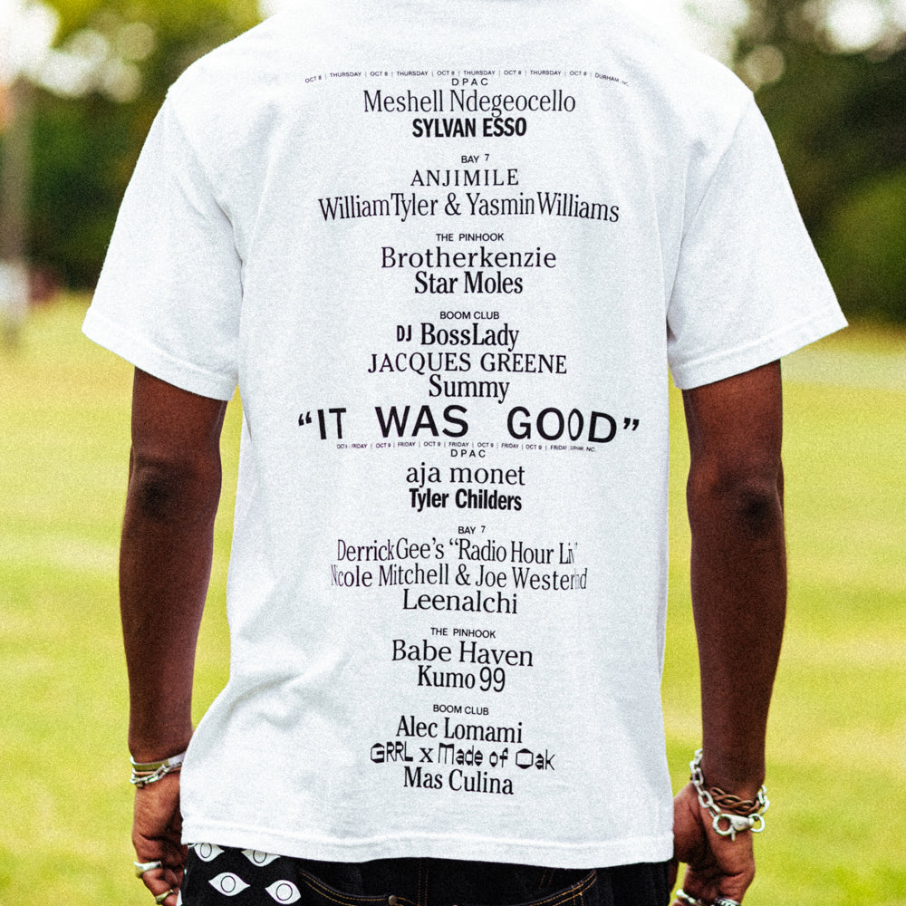 Good Moon White Lineup Shirt