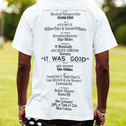 Good Moon White Lineup Shirt