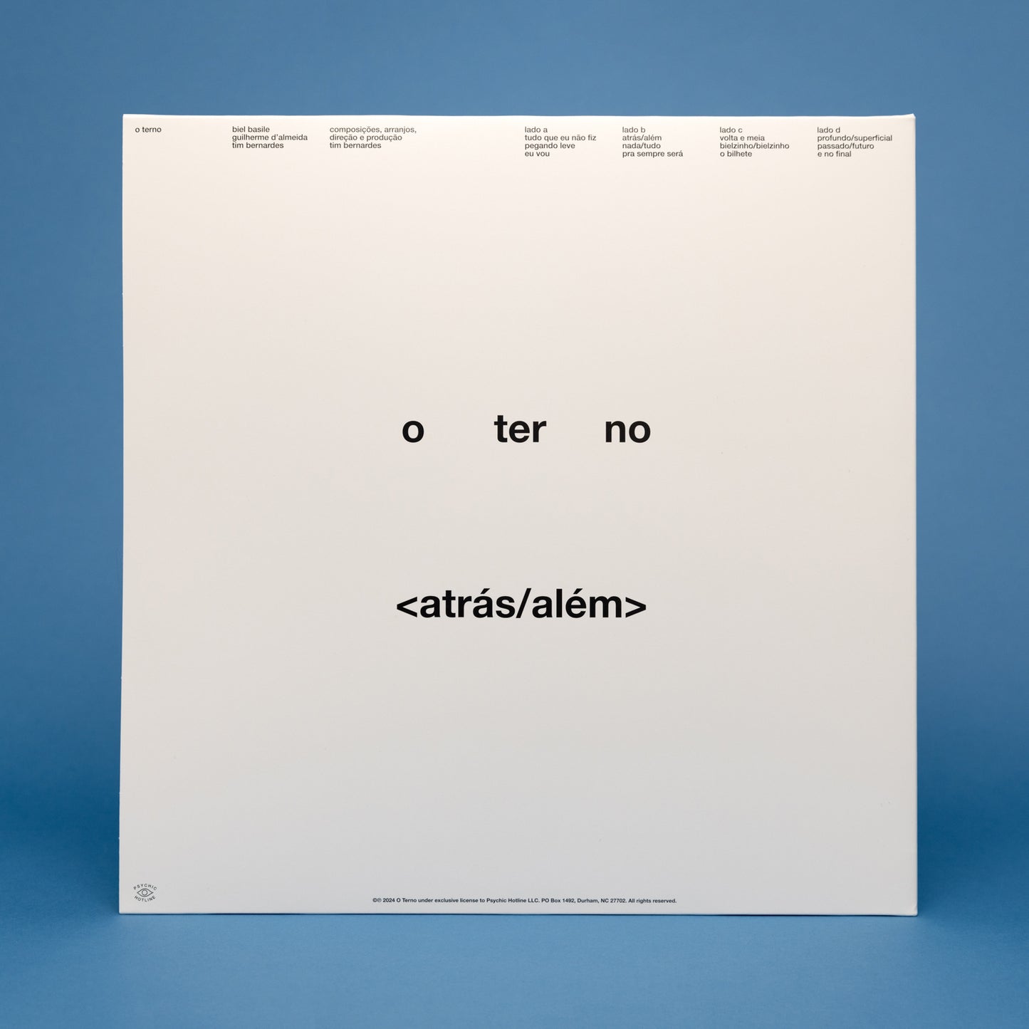 O Terno - <atrás/além> (Amber 2LP)