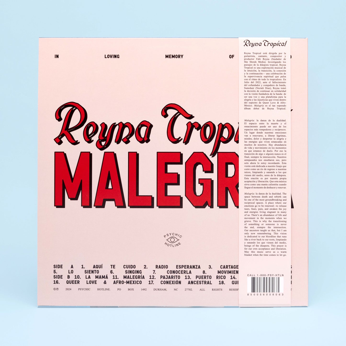 Reyna Tropical - Malegría (Sun Yellow LP)