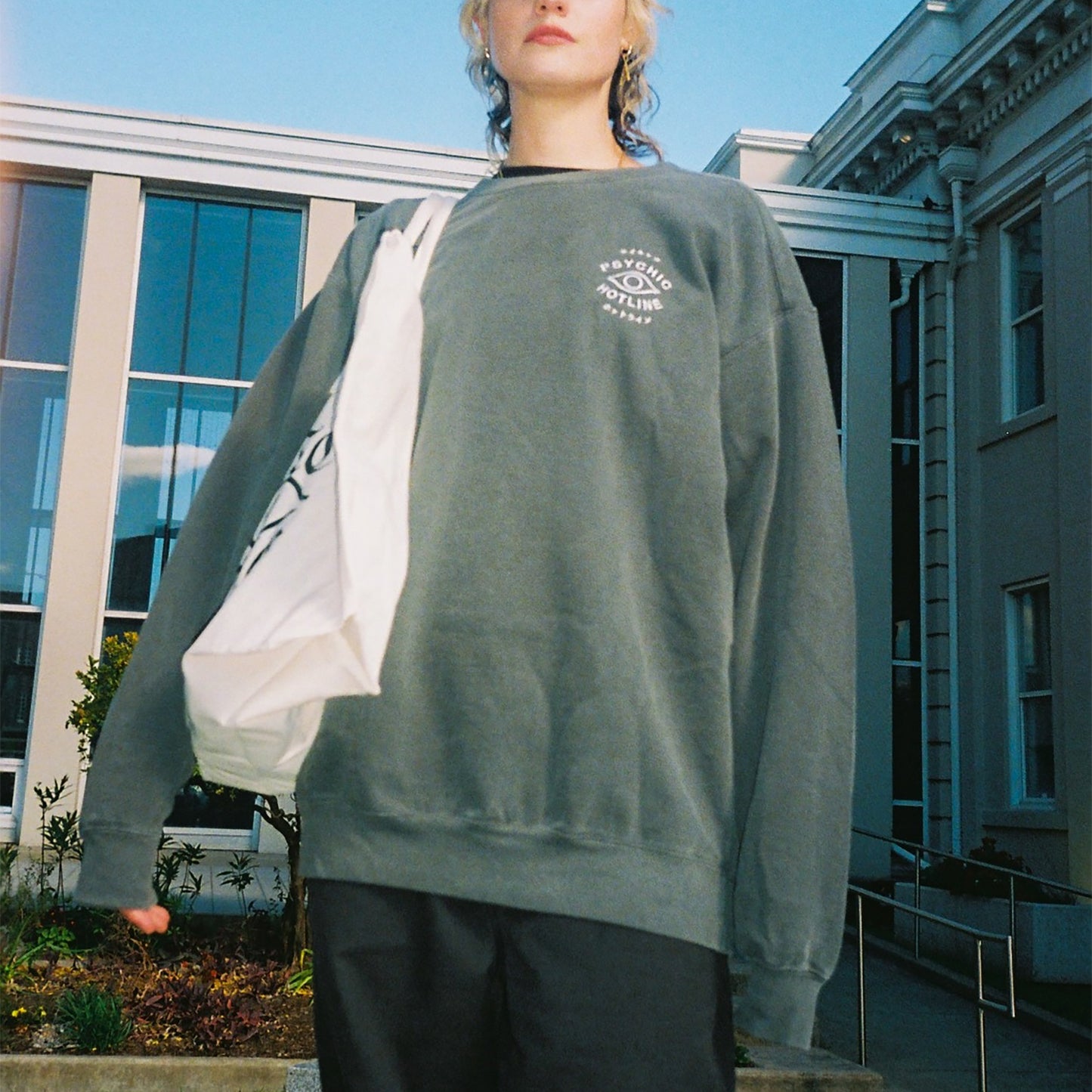 Psychic Hotline x Frue - Katakana Crewneck Sweatshirt