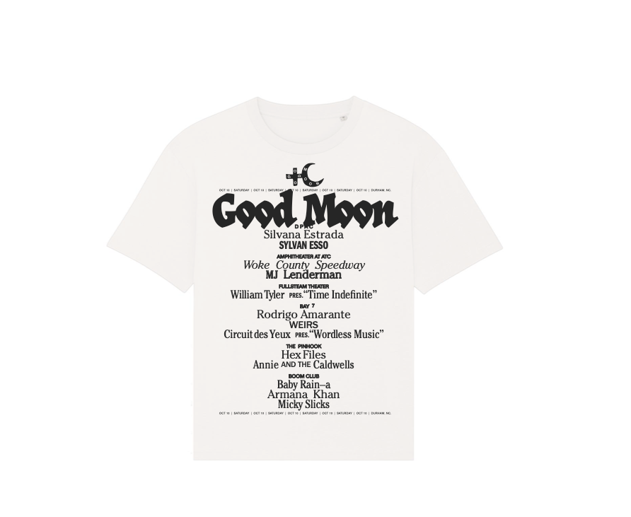 Good Moon White Lineup Shirt