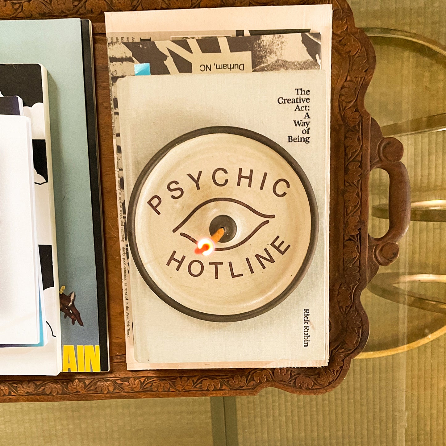 Psychic Hotline Incense Burner