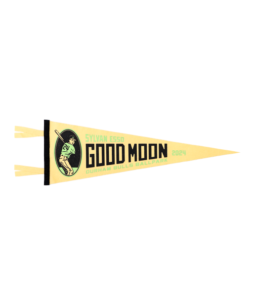 Good Moon 2024 Durham Bulls Ballpark Pennant