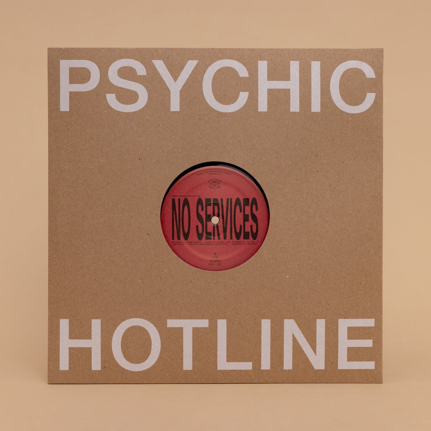 Kieran Hebden & William Tyler - Darkness, Darkness / No Services (12")