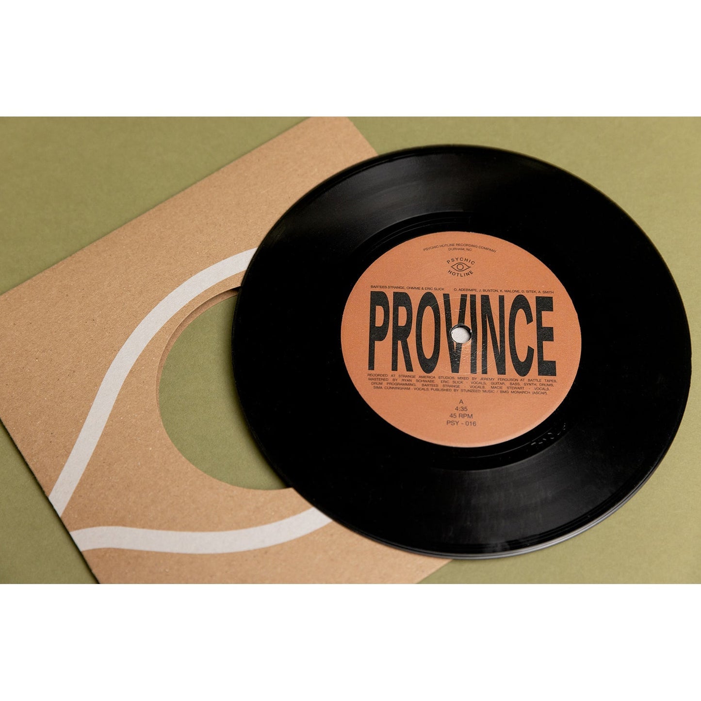 Bartees Strange, Finom & Eric Slick / Anjimile - Province / Ever New Vinyl (7”)