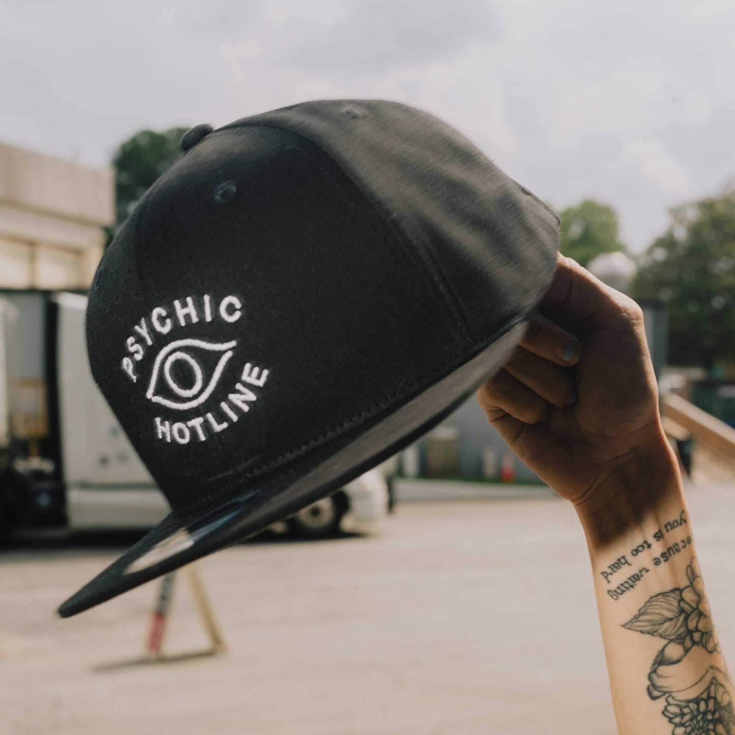 Psychic Hotline - Logo Flat Brim Hat